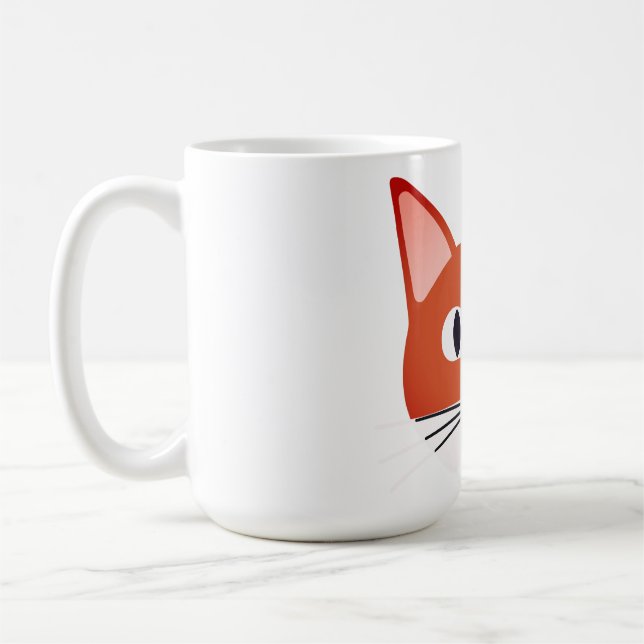 Caneca De Café Gato, Gatinho, Face (Esquerda)