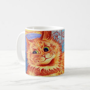 Caneca De Café Gato Gengibre, Louis Wain