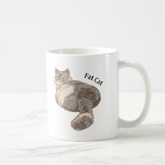 Caneca De Café Gato Gordo