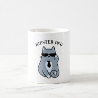 Gato hipster - Pai Cat Lover Cat Personalizado