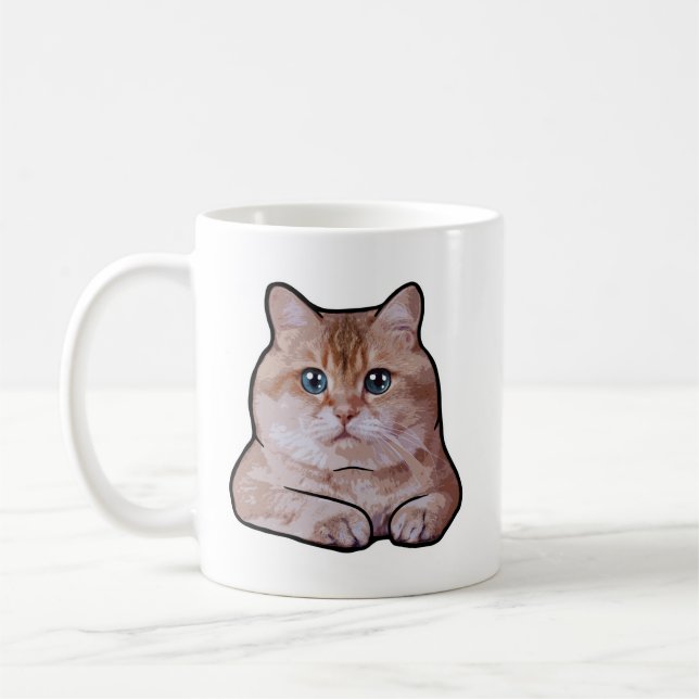 Caneca De Café Gato Hosico (Esquerda)
