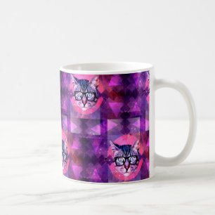Caneca De Café gato iluminado