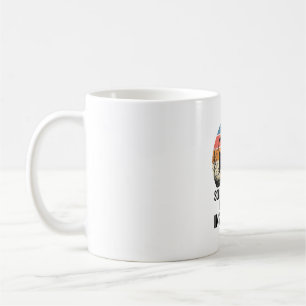 Caneca De Café Gato Interior Engraçado Design Vintage Amante de G