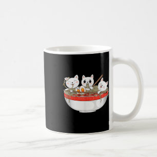 Caneca De Café Gato Kawaii Cata Ramen Noodles Anime Gato Japonês