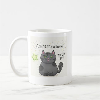 Caneca De Café Gato Kawaii Fofo Estética Impressão