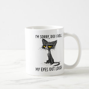Caneca De Café Gato Kitten Eu Espalhei Meus Olhos Em Alto, Engraç