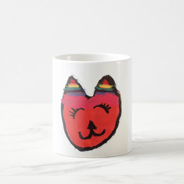 Caneca De Café gato laranja legal (Centro)