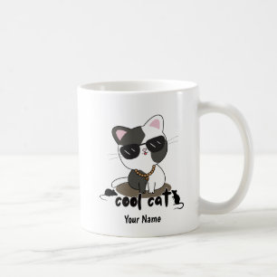 Caneca De Café Gato Legal - CLCAT1