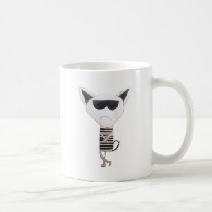 Caneca De Café Gato legal com óculos de sol
