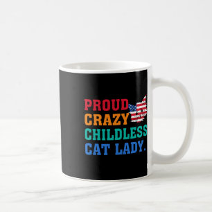 Caneca De Café Gato Louco, Infantil Lady Kamala-harris Madam Pres