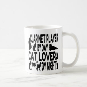 Caneca De Café Gato Lover Clarinet