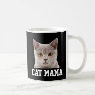 CANECA DE CAFÉ GATO MÃE GATO CINZA
