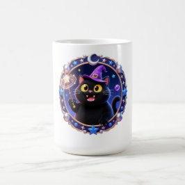 Caneca De Café Gato Mágico do Feiticeiro Caprichoso Impressão de
