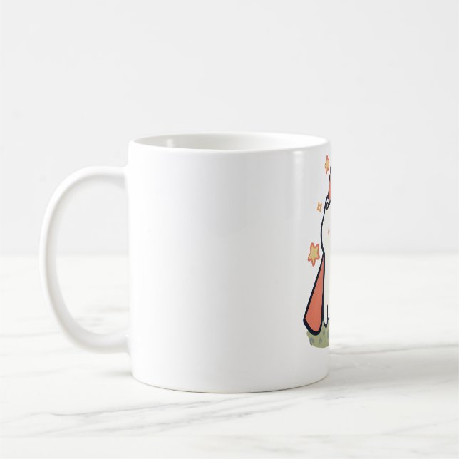 Caneca De Café Gato mago Magia (Esquerda)