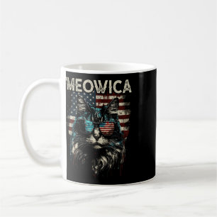 Caneca De Café Gato Maine Coon Patriótico América