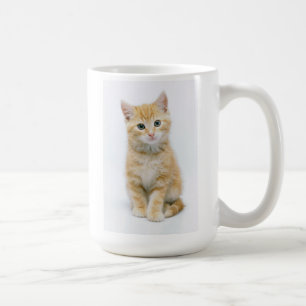 Caneca De Café Gato malhado da laranja doce