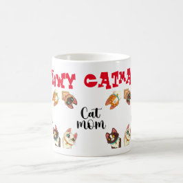 Caneca De Café Gato Meowy Catmas