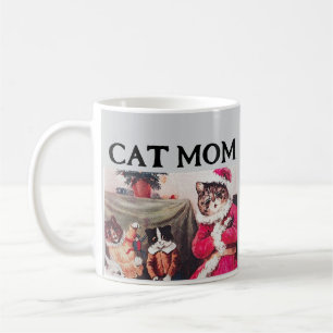 CANECA DE CAFÉ GATO MOM LOUIS WAIN CHRISTMAS CAFÉ MUG