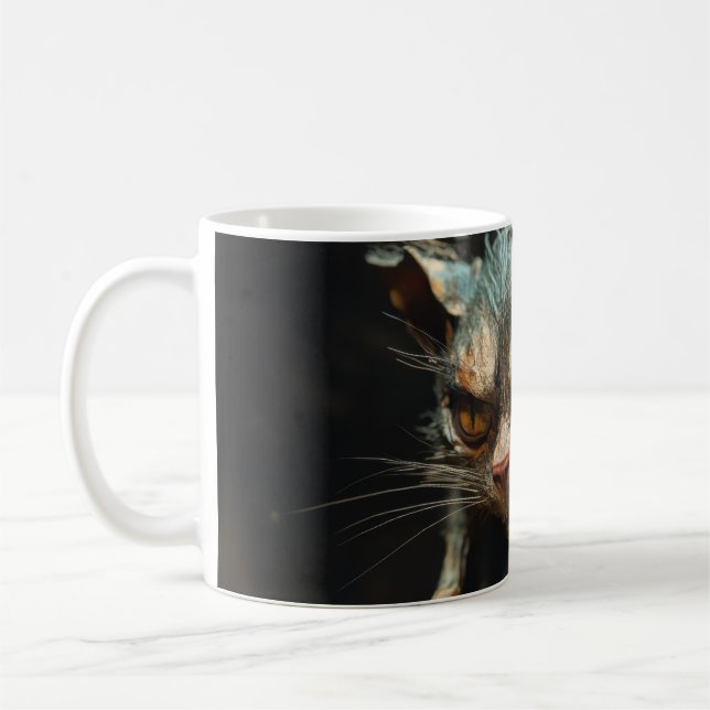 Caneca De Café Gato monstro  (Esquerda)