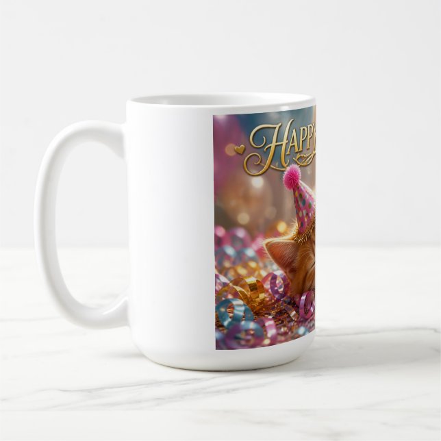 Caneca De Café Gato monstro  (Esquerda)