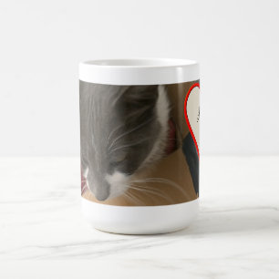 Caneca De Café Gato na caixa