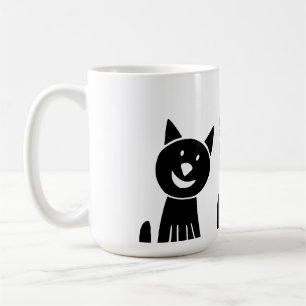 Caneca De Café gato, natureza, desenho