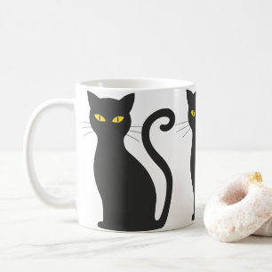 Caneca De Café Gato Negro
