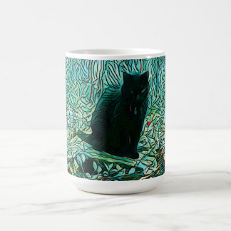 Caneca De Café Gato Negro