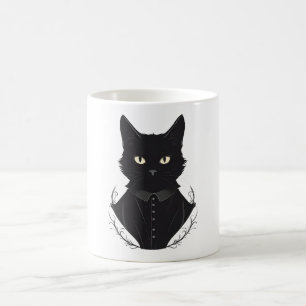 Caneca De Café Gato Negro Encantado de Salem