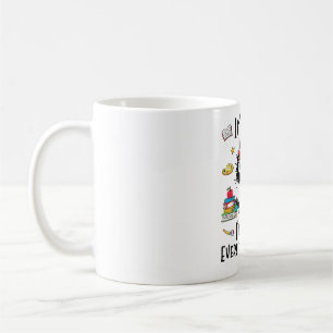 Caneca De Café Gato Negro Está bem, estou bem. Está tudo bem.