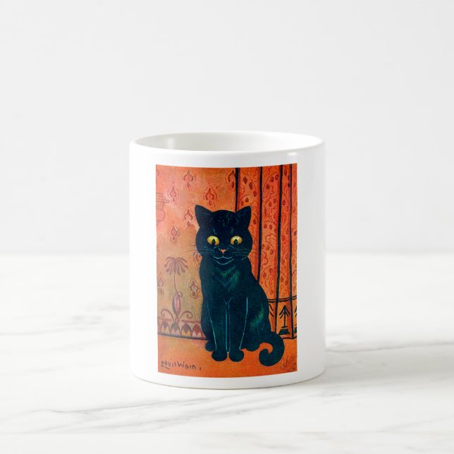 Caneca De Café Gato negro, Louis Wain (Centro)
