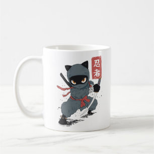 Caneca De Café Gato ninja