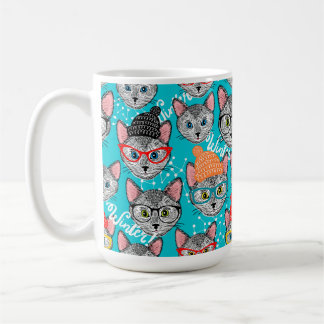 Caneca De Café Gato no chapéu