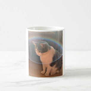 Caneca De Café Gato numa bolha solar Clássica Mug, 325 ml