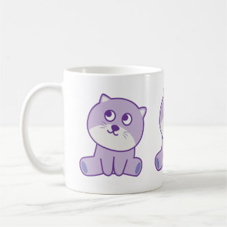 Caneca De Café gato olhando para o céu