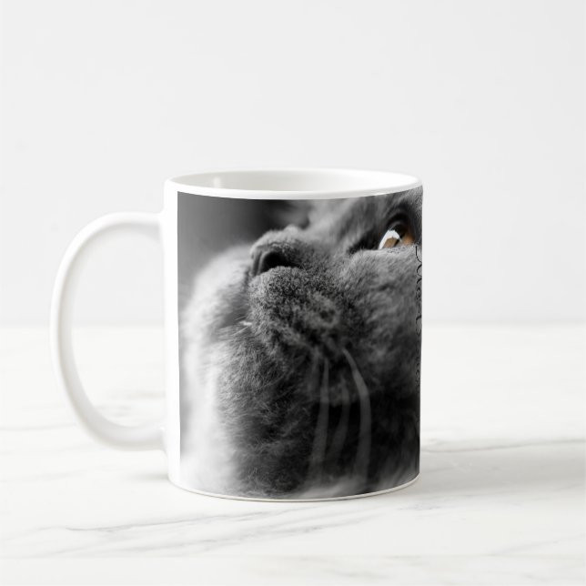 Caneca De Café Gato persa cinzento (Esquerda)