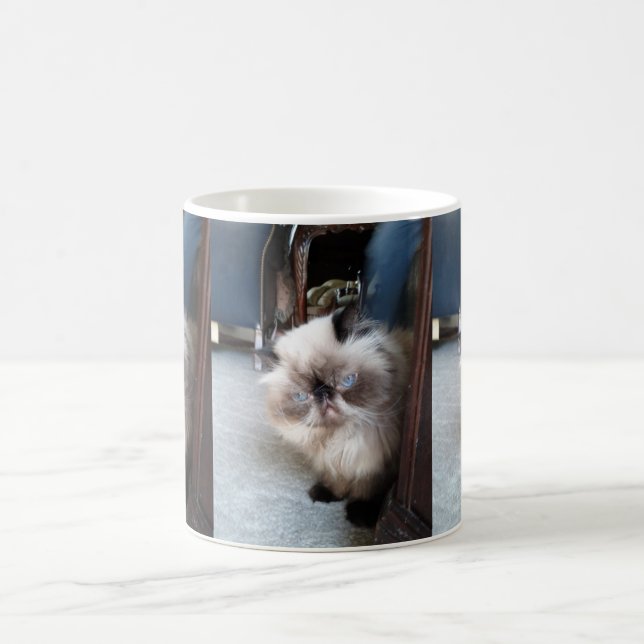 Caneca De Café Gato persa Himalaia adorável (Centro)