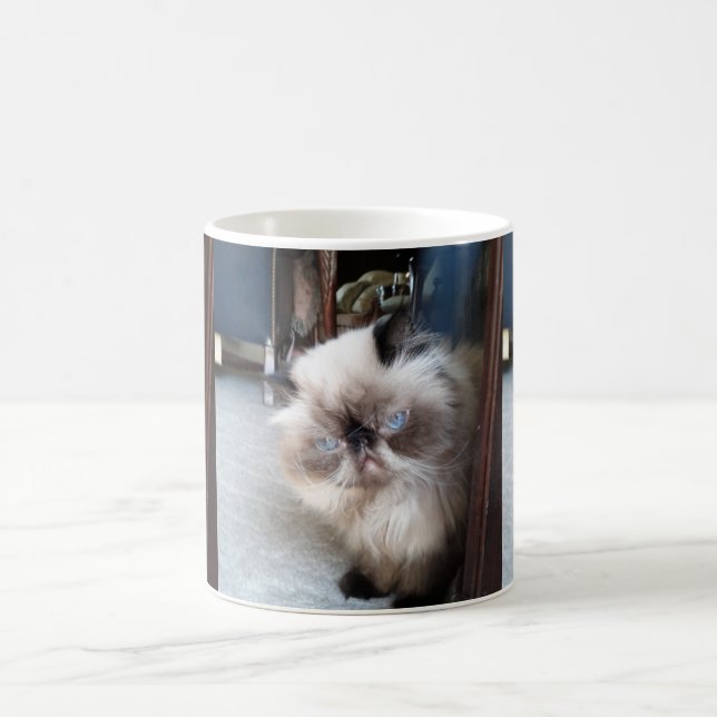 Caneca De Café Gato persa Himalaia adorável (Centro)