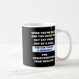 Caneca De Café Gato político engraçado pró Republicano anti Democ