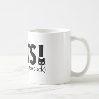 Caneca De Café Gato porque as pessoas sugam