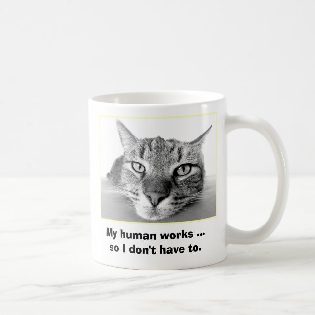 Caneca De Café Gato preguiçoso (Direita)