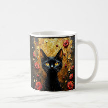 Gato Preto e Rosas