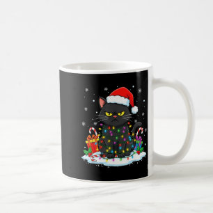 Caneca De Café Gato Preto Engraçado Natal Para Homens Mulheres Jo