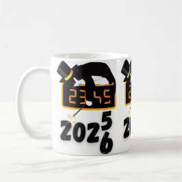 Caneca De Café Gato Preto Feliz Ano Novo