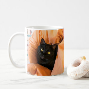 Caneca De Café Gato Preto Fofo