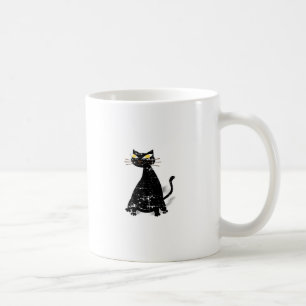 Caneca De Café Gato Preto Gordo Aflito