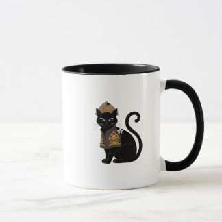 Caneca de Café Gato Preto Guerreiro