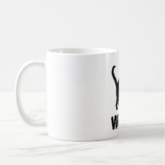 Caneca De Café Gato Que Camisa Gato Negro Assassino Com Faca Hall