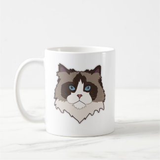 Caneca De Café Gato Ragdoll