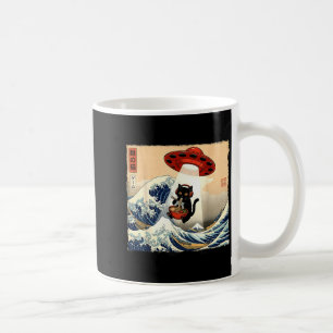 Caneca De Café Gato Ramen Japonês Gráfico Divertido Ufo Kawaii Ga